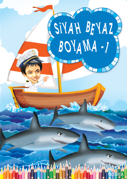 Siyah Beyaz Boyama - 1