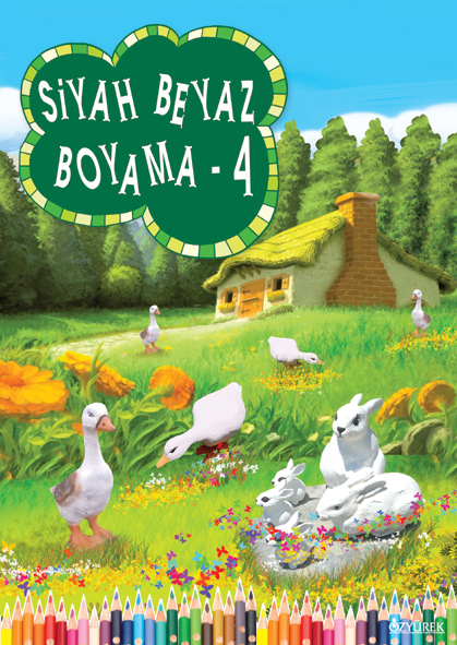 Siyah Beyaz Boyama - 4